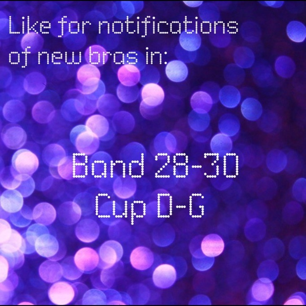 Like this if your bra size is 28D-30G!